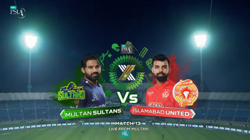 Thrilling showdown in PSL X: Islamabad Uniteds edge out Multan Sultans match 13 highlights