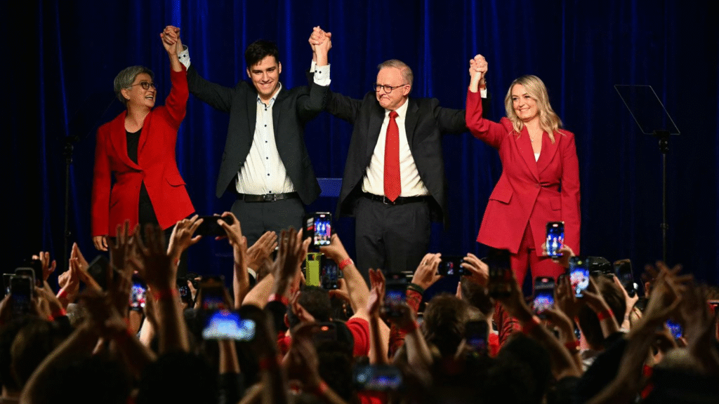 Australia's left-wing party returns to power in general election