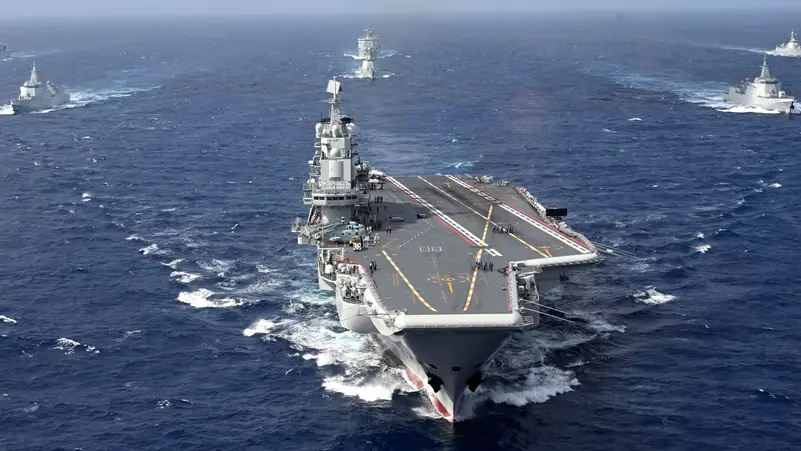 Taiwan reports deployed 2 aircraft carrier groups,